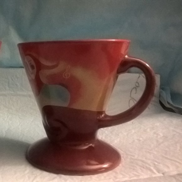 Linda Frichtel Set Of 2 Vintage Jazz Mardi Gras Source Incorporated Cups 1999 - Picture 5 of 16